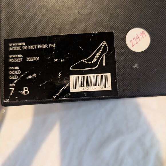 Coach Addie Gold Size 7 new with tags - Picture 3 of 7